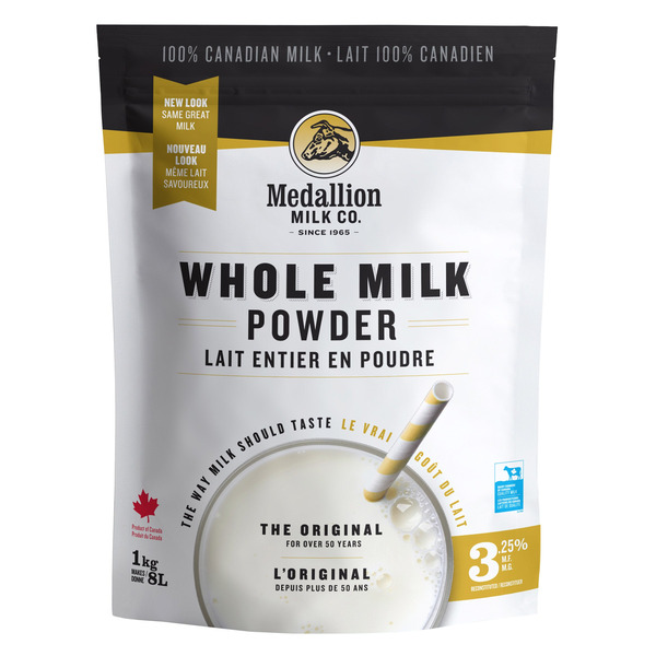 Medallion Milk Co. - Leche entera en polvo, 1 kg • $2.49/100 g